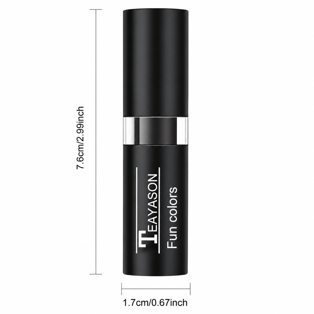 Labial Negro Intenso Fun Colors TEAYASON