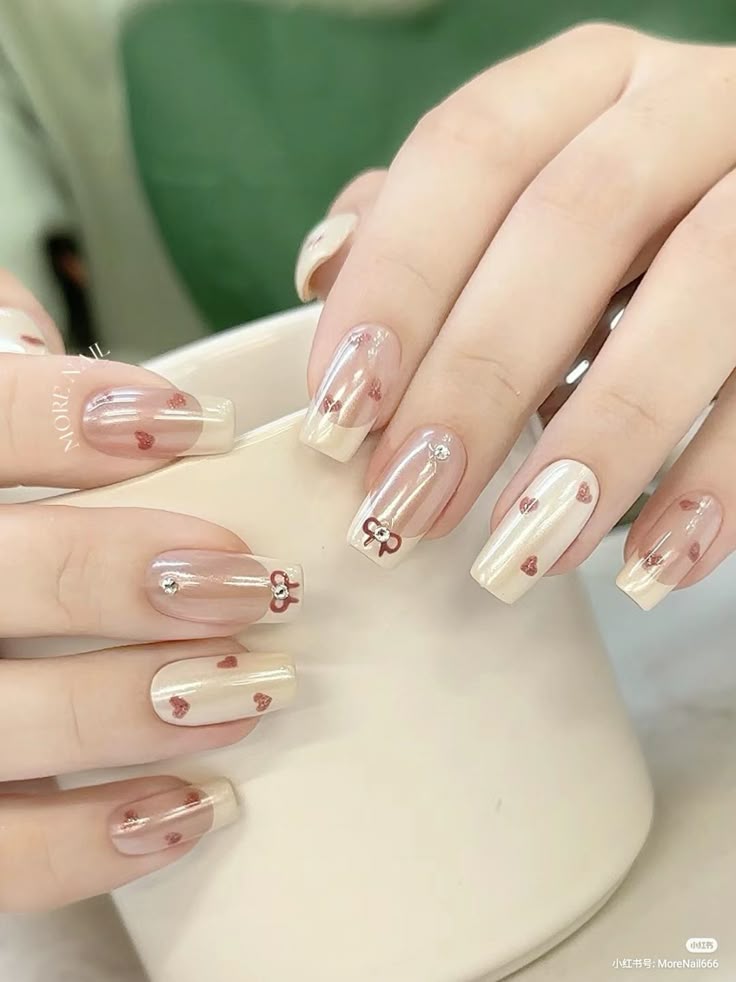 Uñas Press On Valentine’s