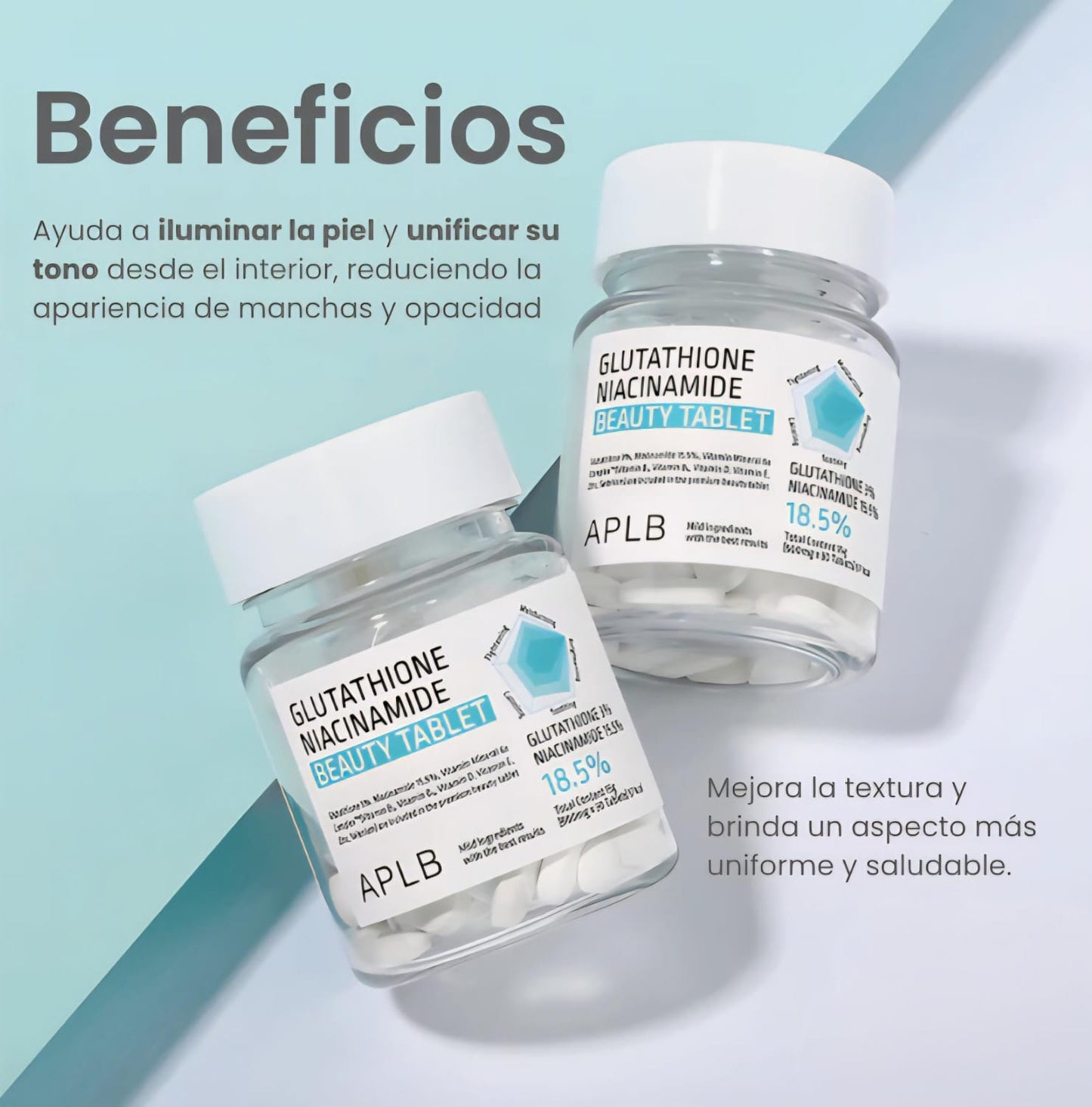 Tabletas Glutathione + Niacinamide APLB