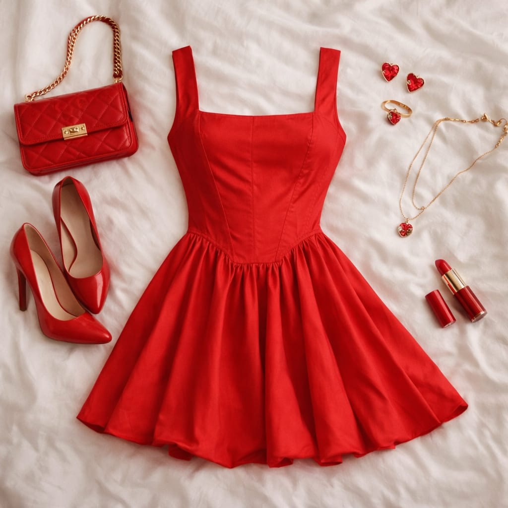 Vestido Scarlet Bloom