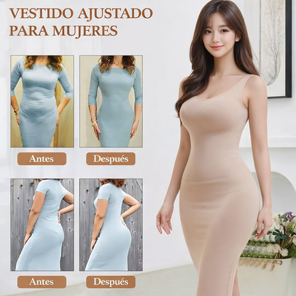 Vestido Faja Moldeadora Sin Costuras – Silueta Definida