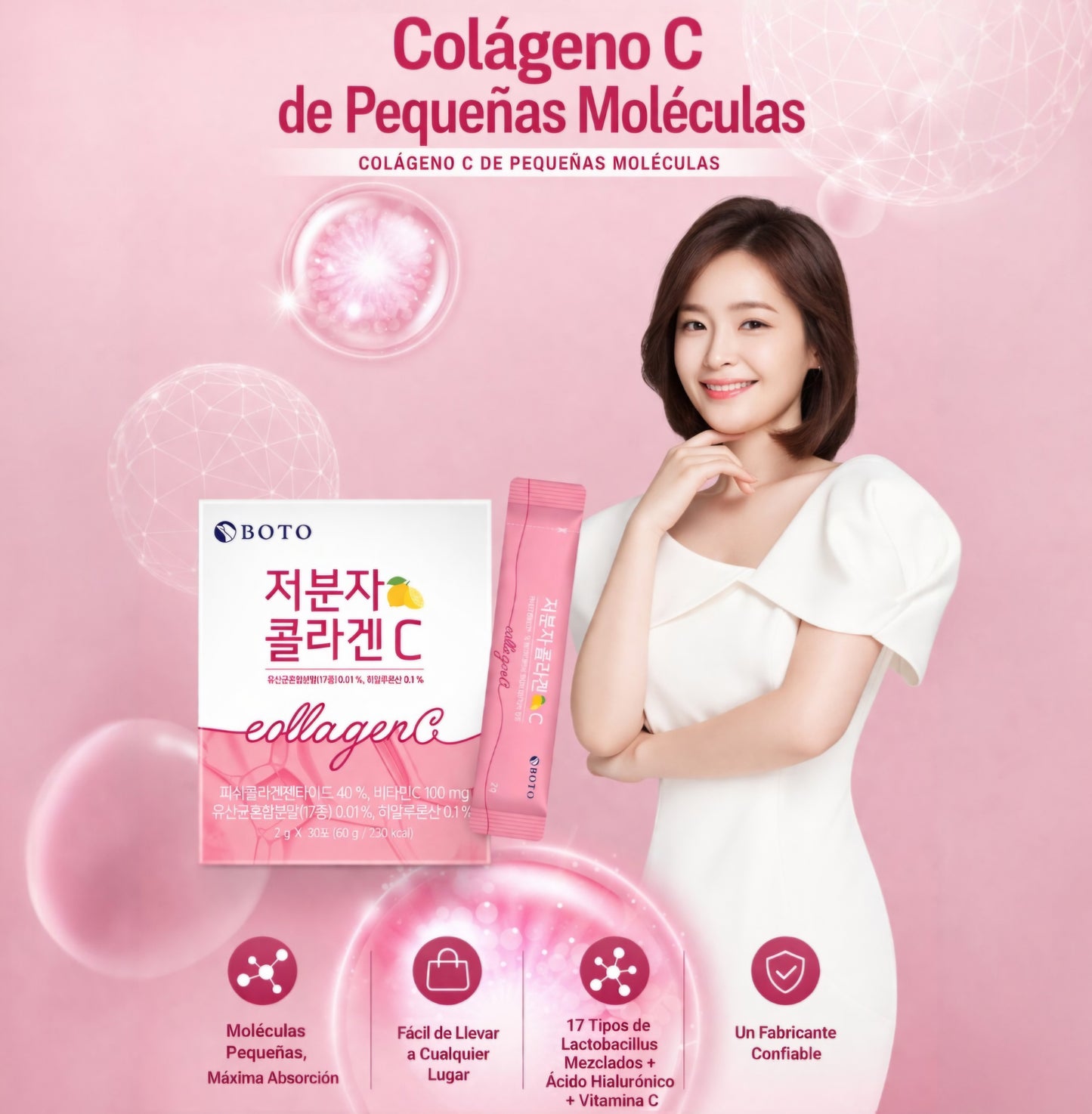 BOTO Collagen C Slow Molecular – Colágeno en Sobres