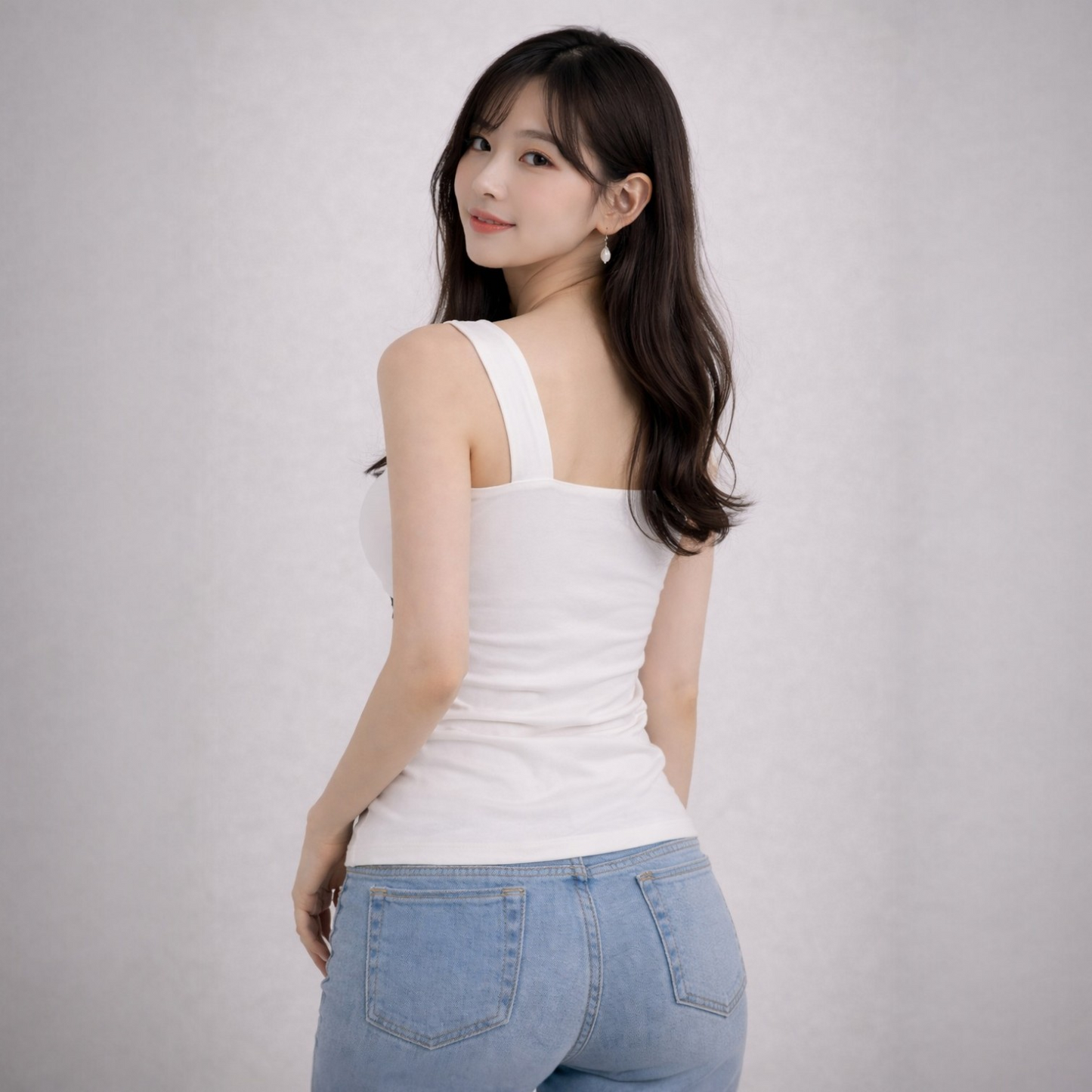 Top Corset Coquette Lace Doll - Encaje y Lazo Blanco y Negro