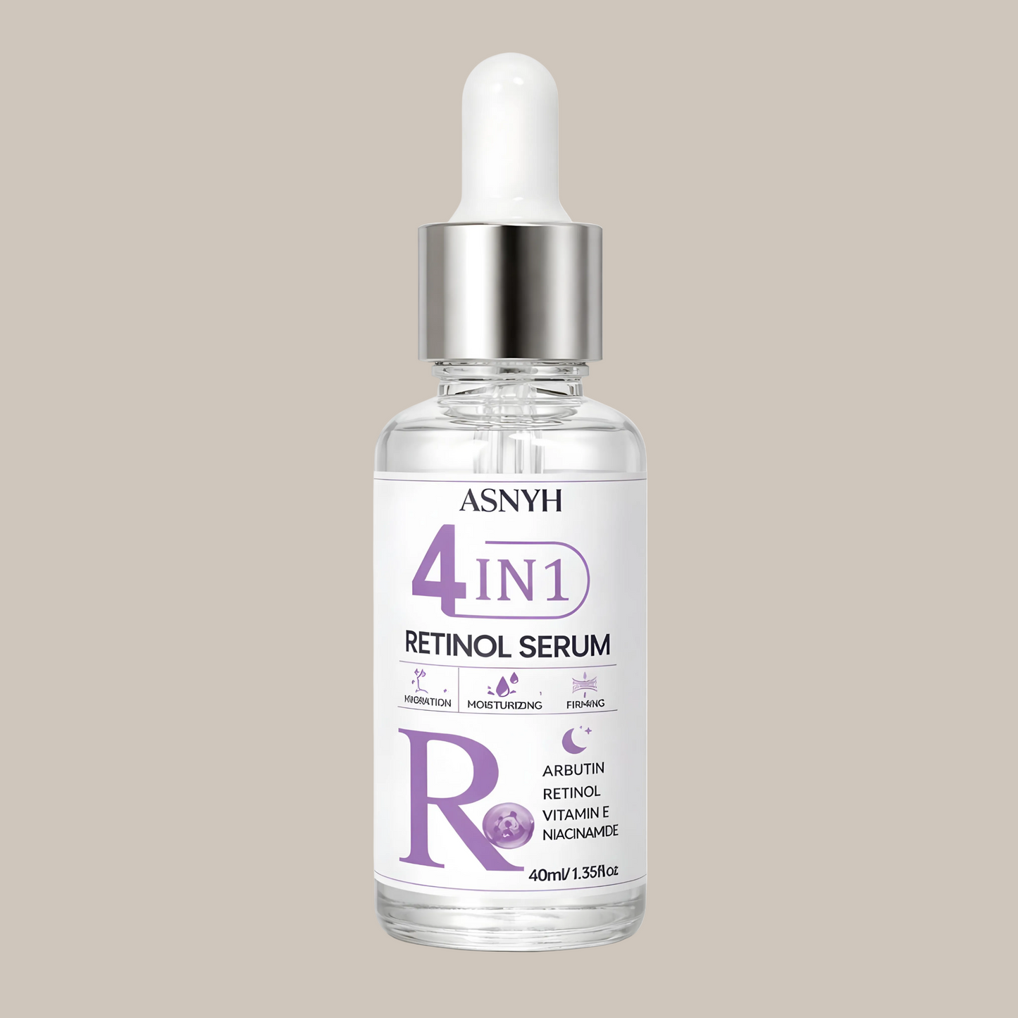 ASNYH Sérum Retinol 4 en 1 – Antiedad, Firmeza e Iluminador