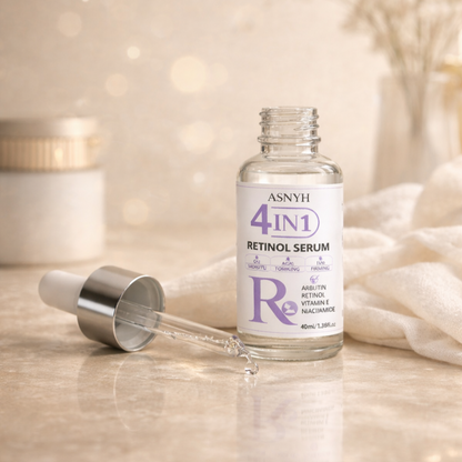 ASNYH Sérum Retinol 4 en 1 – Antiedad, Firmeza e Iluminador