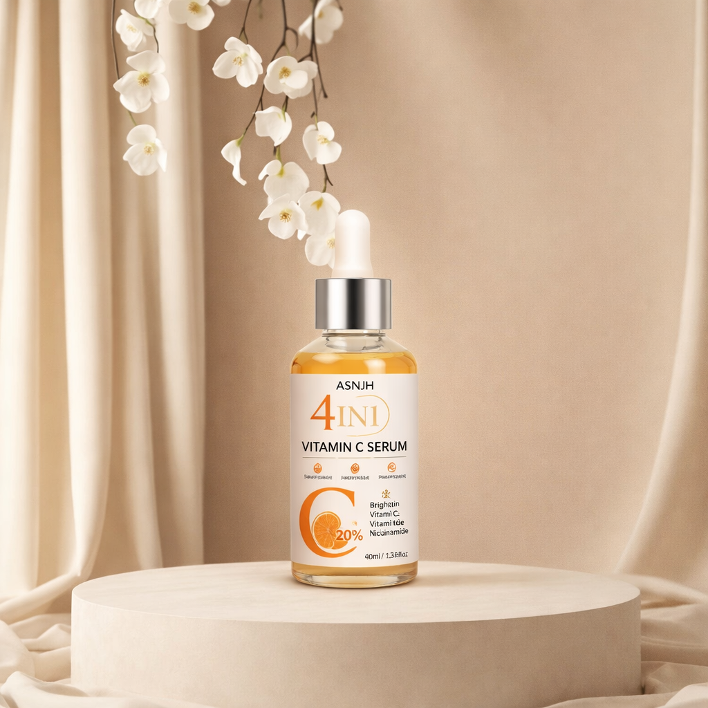 ASNYH Sérum Vitamina C 4 en 1 – Iluminador y Antimanchas