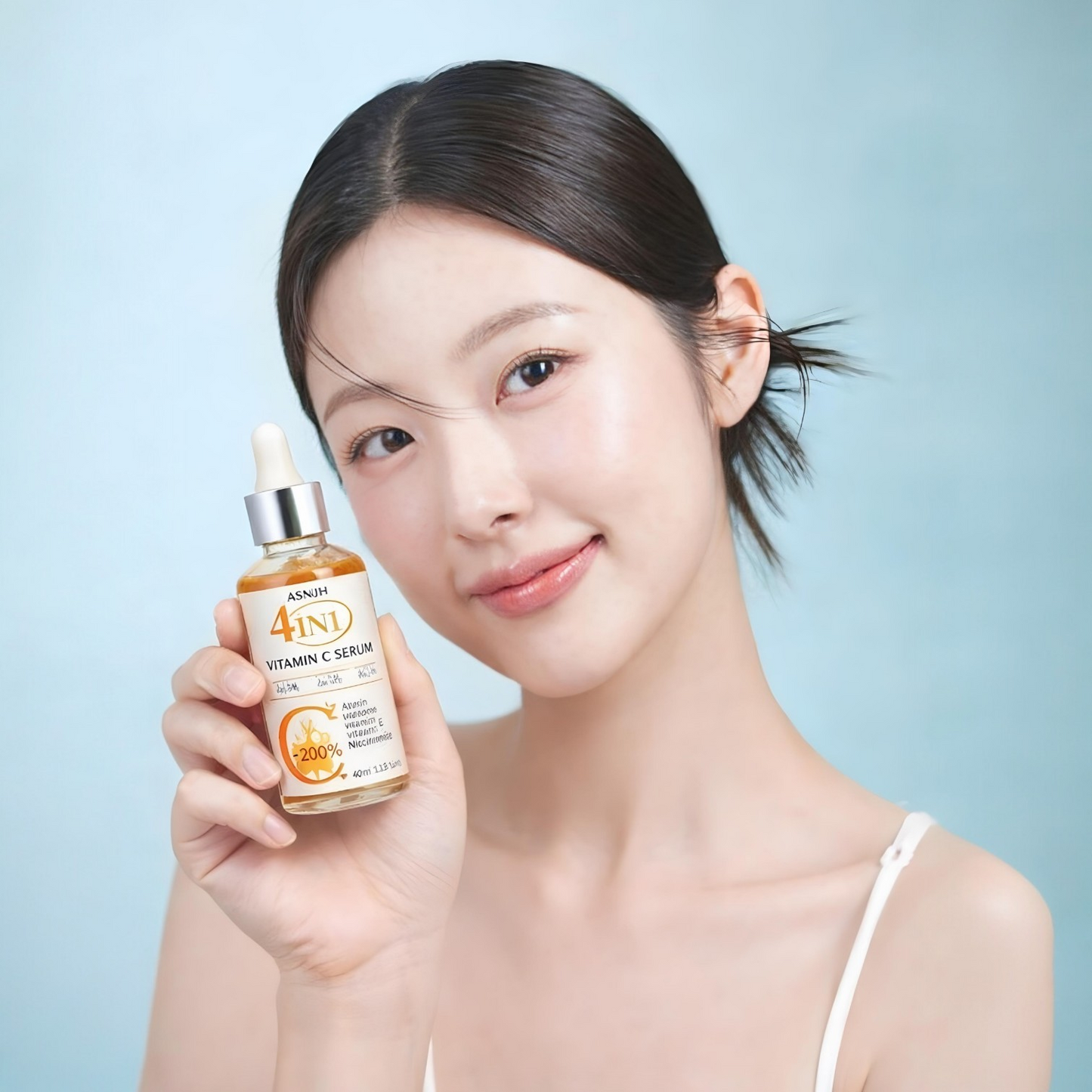 ASNYH Sérum Vitamina C 4 en 1 – Iluminador y Antimanchas
