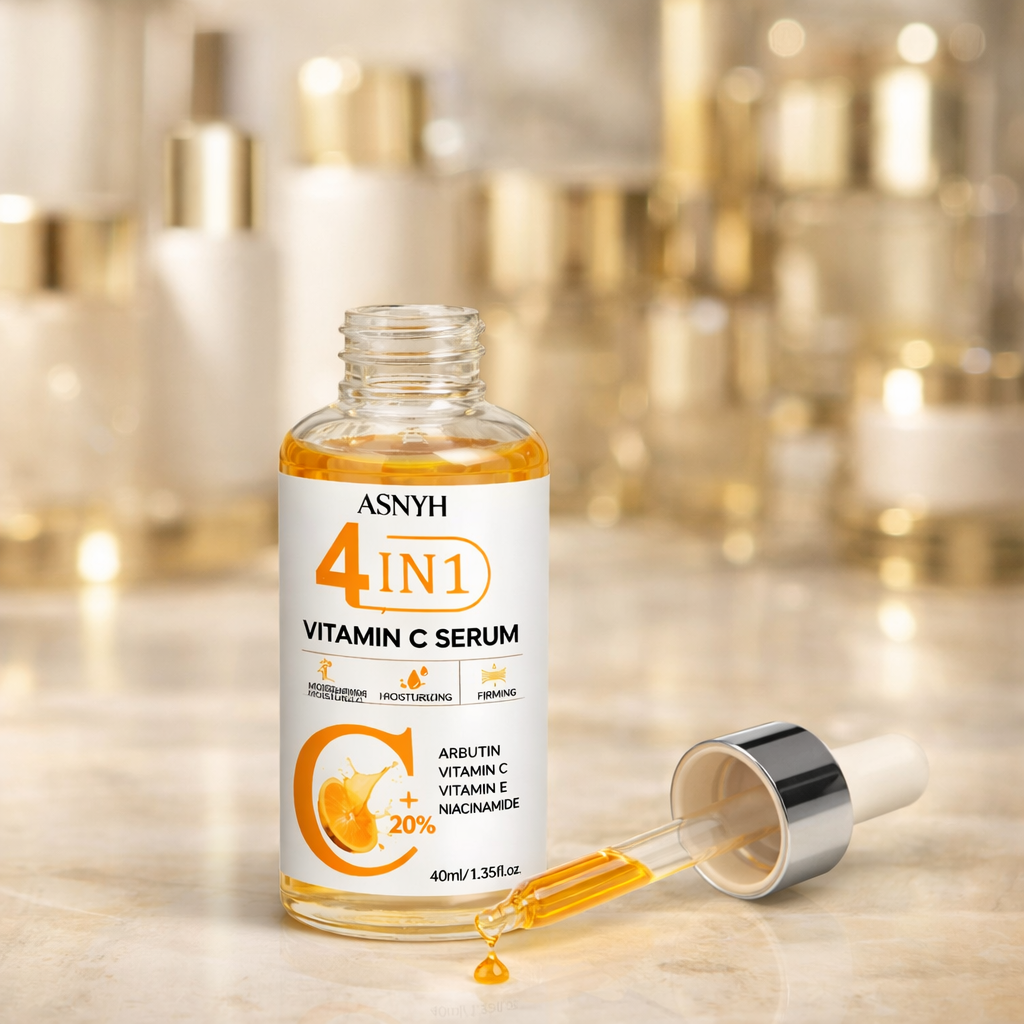 ASNYH Sérum Vitamina C 4 en 1 – Iluminador y Antimanchas