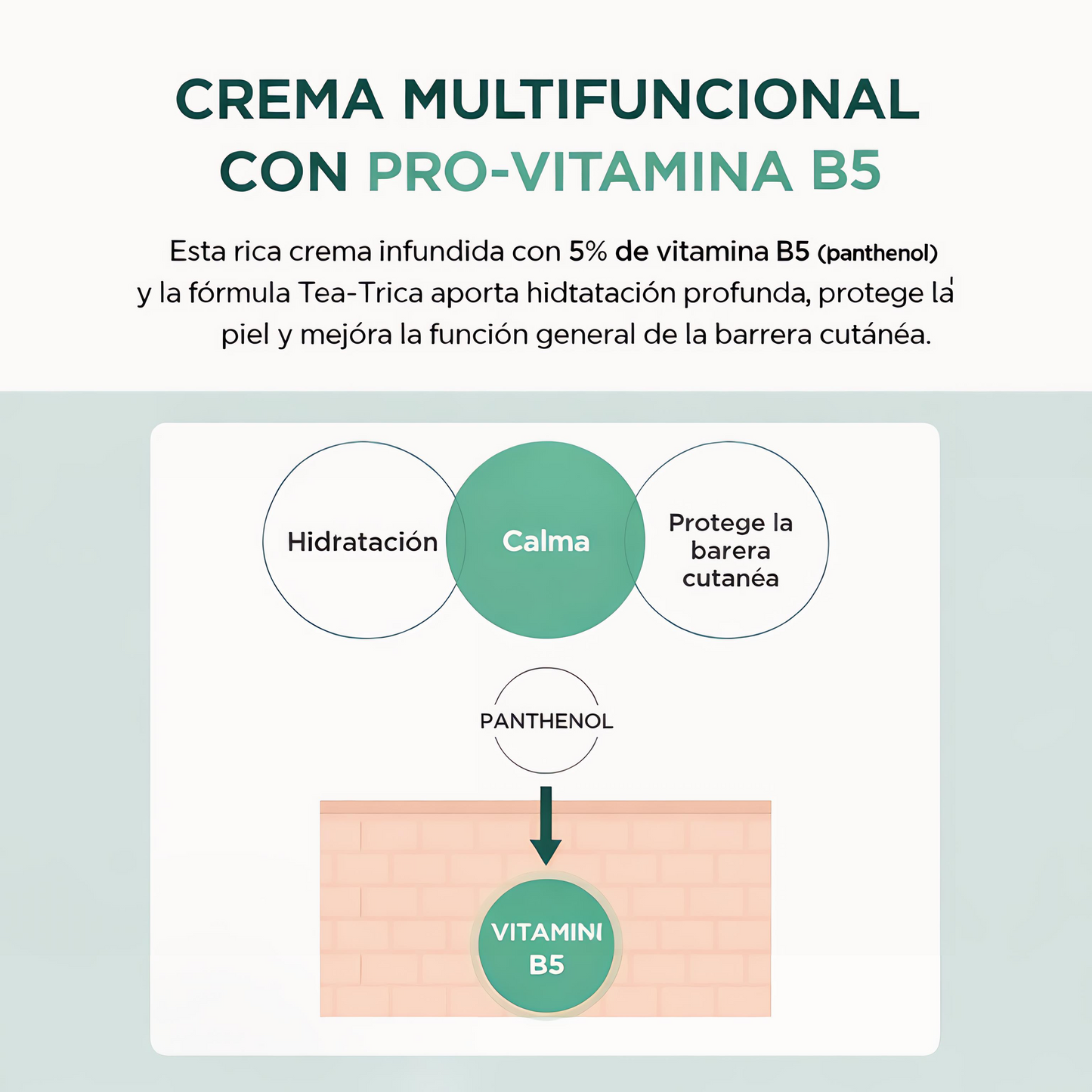 SKIN1004 Crema Centella Madagascar Tea-Trica B5