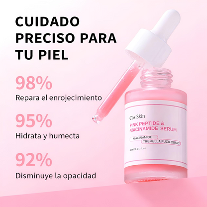 Cos Skin Serum Pink Peptide y Niacinamida