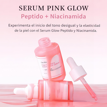 Cos Skin Serum Pink Peptide y Niacinamida