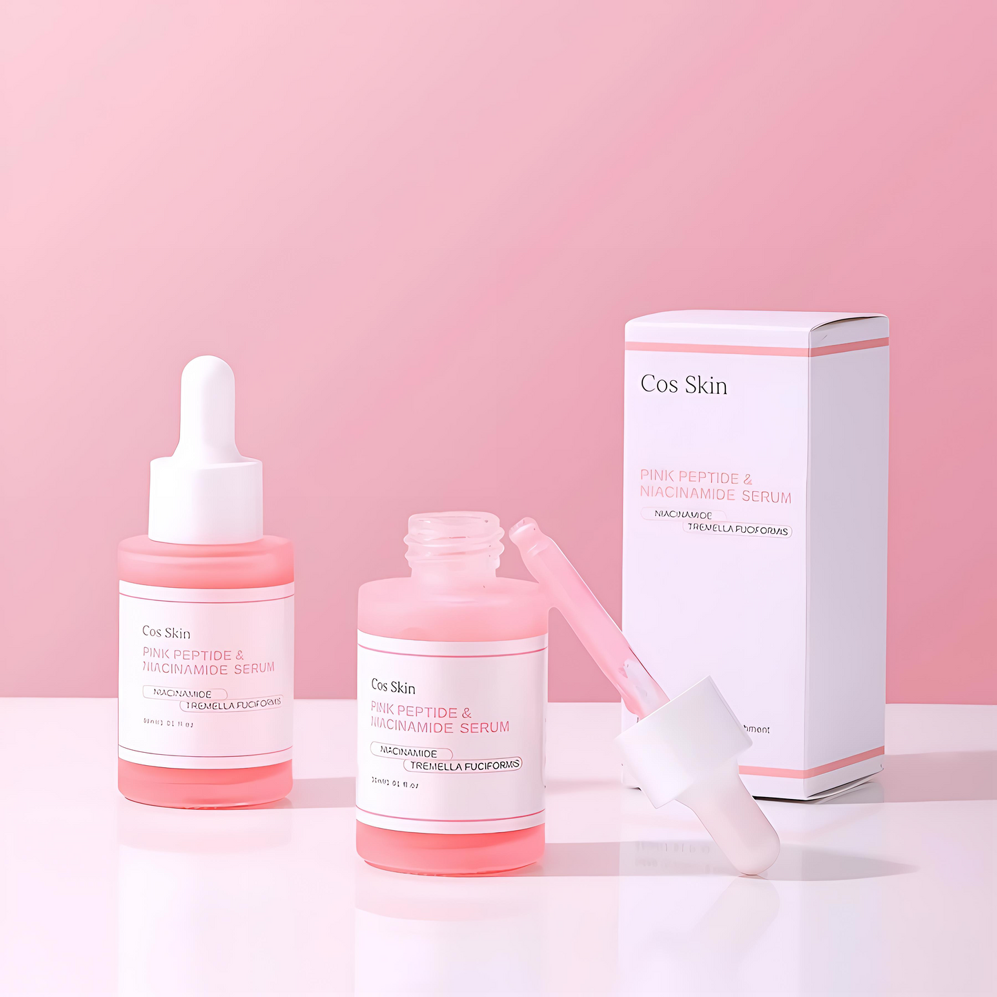 Cos Skin Serum Pink Peptide y Niacinamida