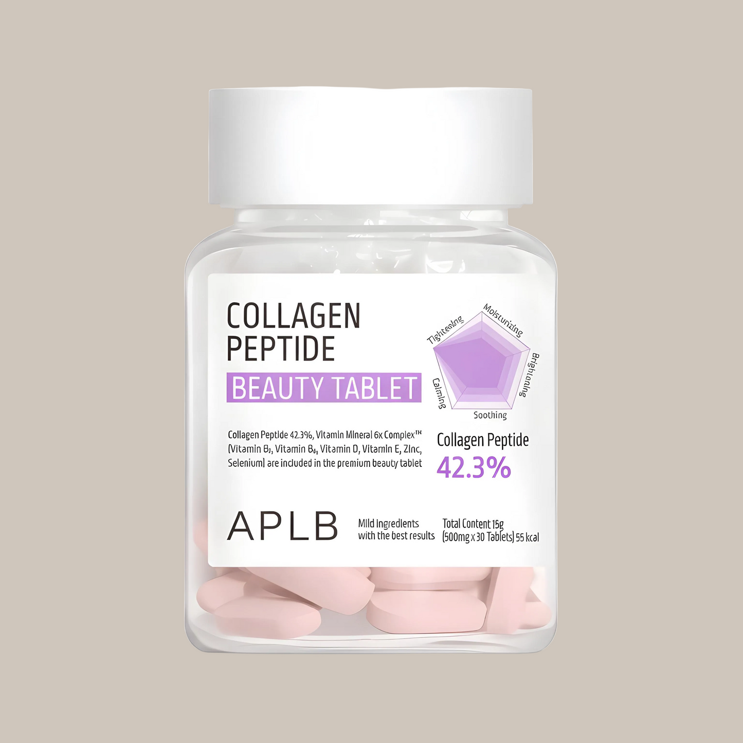 Tabletas de Belleza Colágeno Péptido APLB