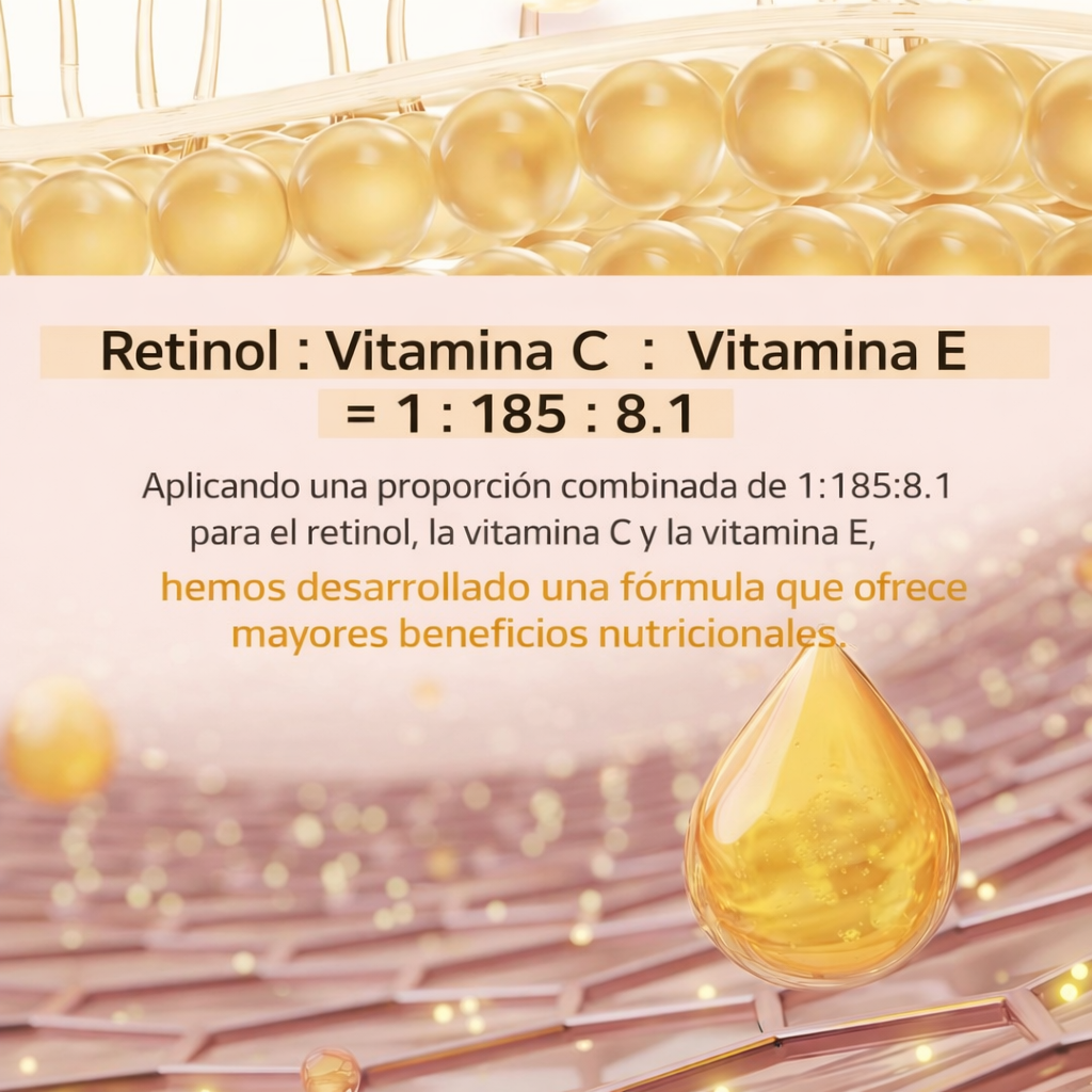 Tabletas de Belleza Retinol Vitamina C y E APLB