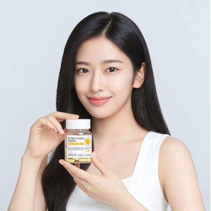 Tabletas de Belleza Retinol Vitamina C y E APLB