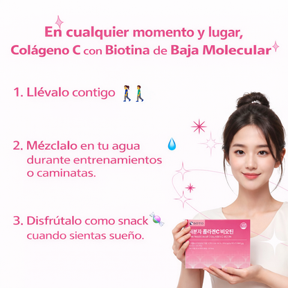 Colágeno Molecular Bajo con Vitamina C y Biotina BOTO