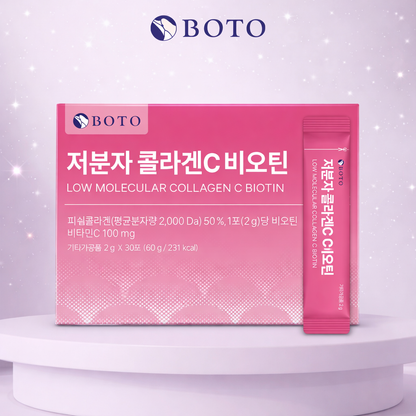 Colágeno Molecular Bajo con Vitamina C y Biotina BOTO