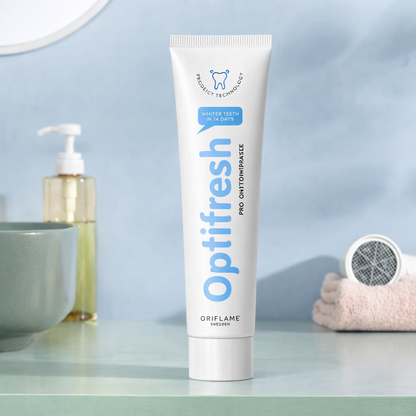 Pasta Dental Blanqueadora Optifresh Pro White Oriflame