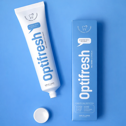 Pasta Dental Blanqueadora Optifresh Pro White Oriflame