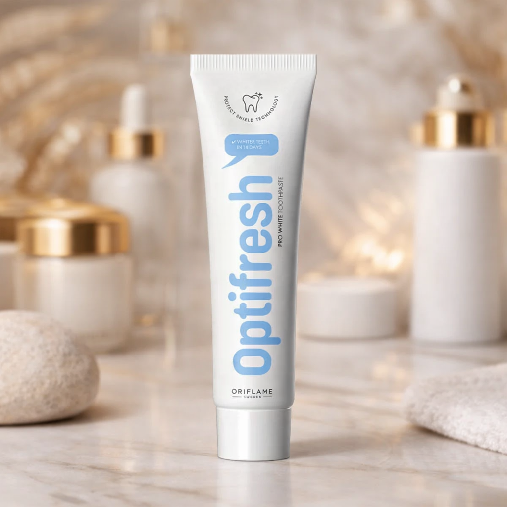 Pasta Dental Blanqueadora Optifresh Pro White Oriflame