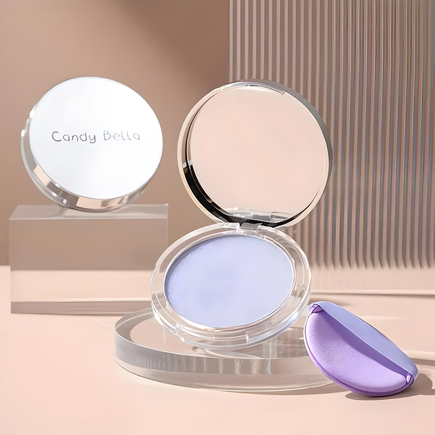 Polvo Compacto Matificante Control de Brillo Candy Bella