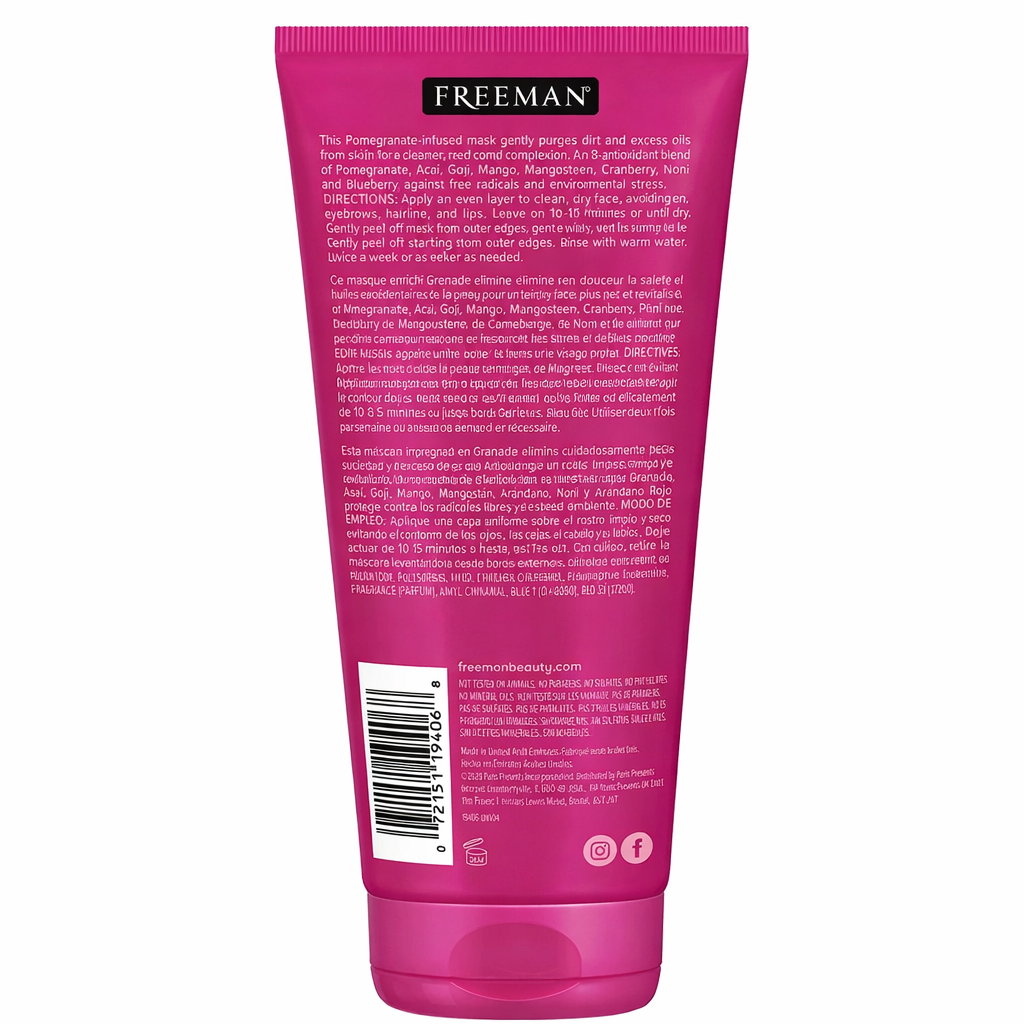 Máscara Facial Peel-Off de Granada Freeman Cleansing Gel Mask