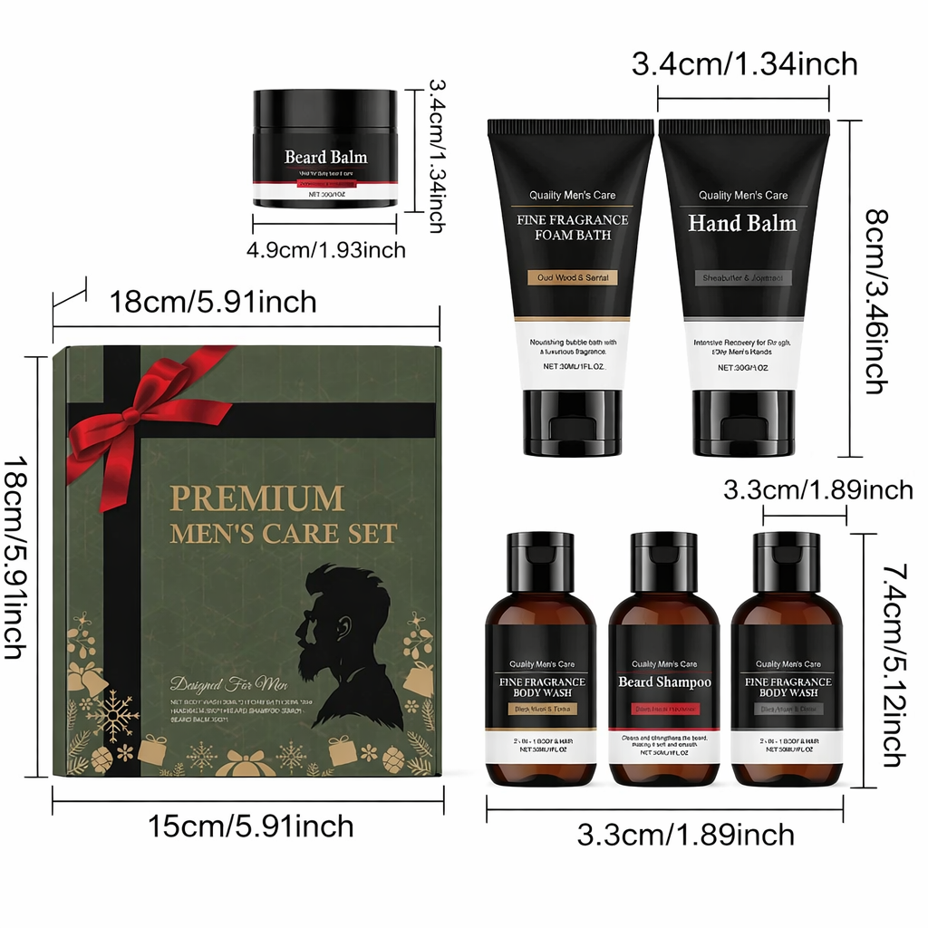 Set de Cuidado Masculino Premium Men's Care