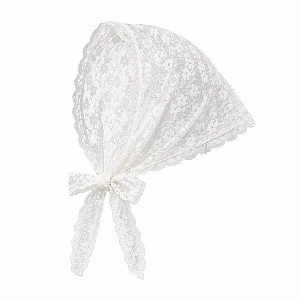 Pañoleta de Encaje Estilo Vintage Cottagecore
