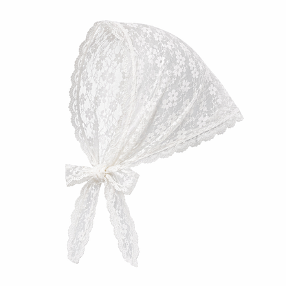 Pañoleta de Encaje Estilo Vintage Cottagecore
