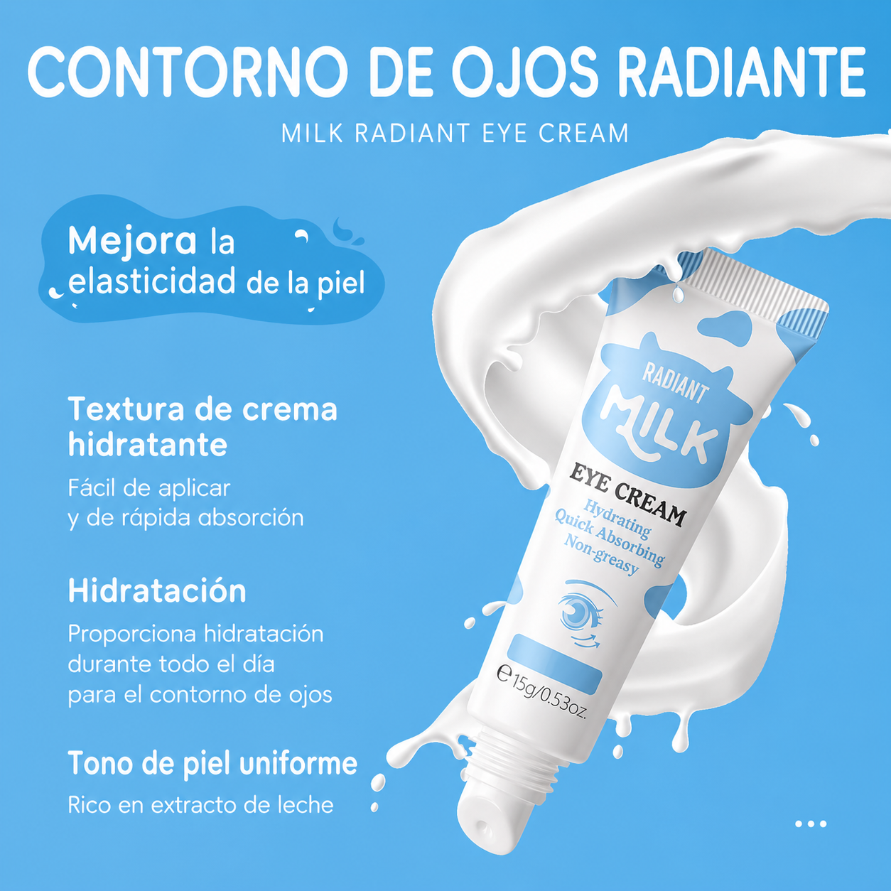 Contorno de Ojos Hidratante Radiant Milk LAIKOU
