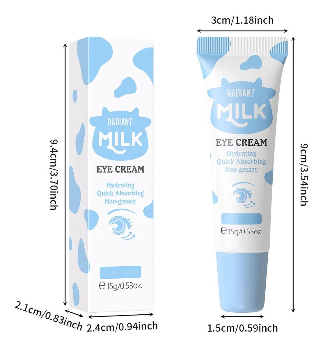 Contorno de Ojos Hidratante Radiant Milk LAIKOU