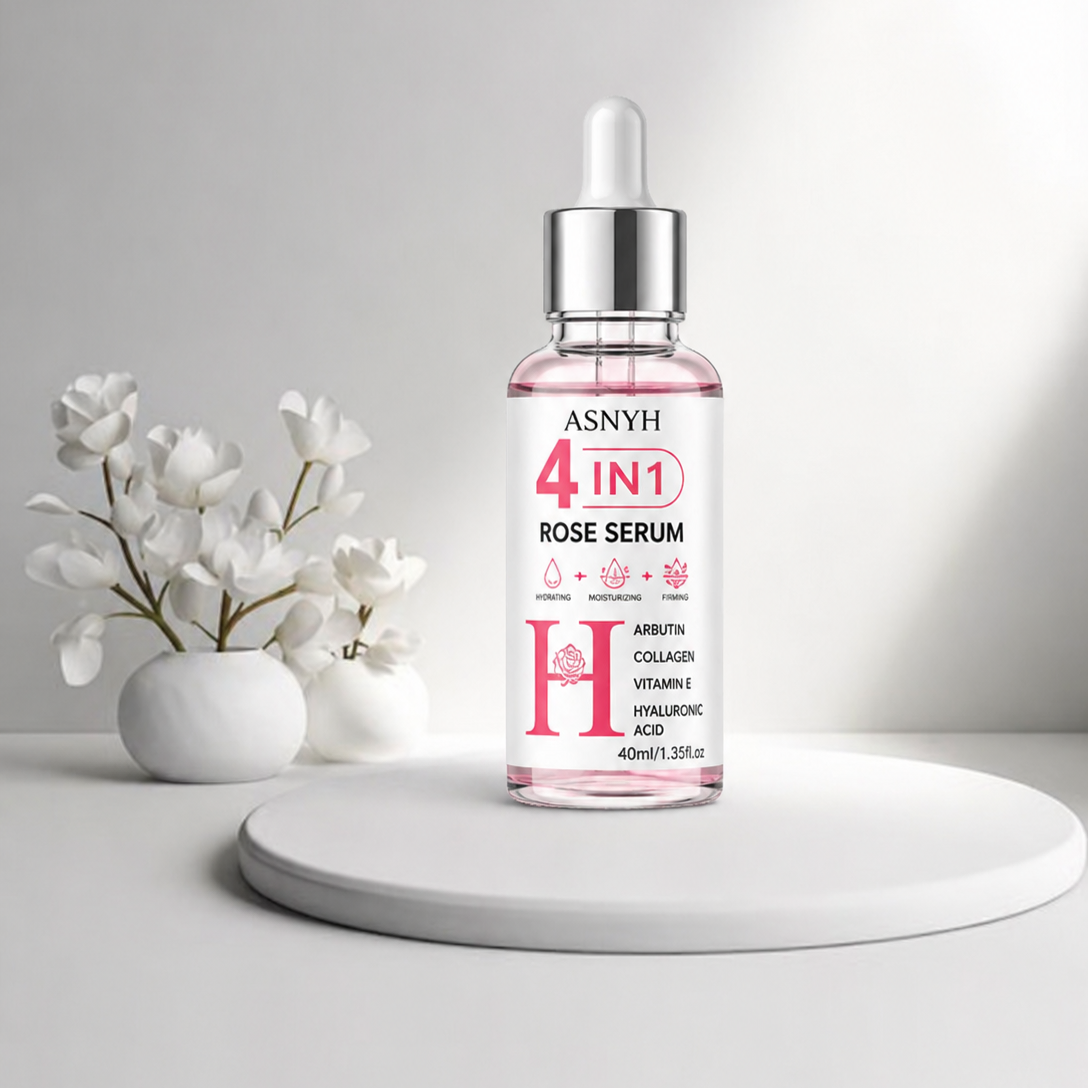 Sérum Facial 4 en 1 con Rosa ASNYH