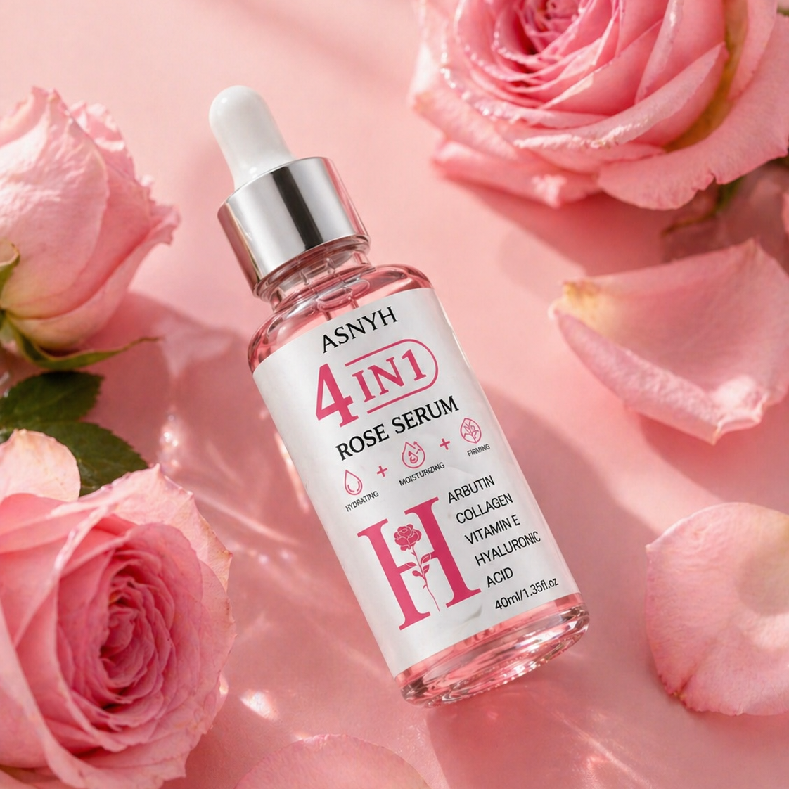Sérum Facial 4 en 1 con Rosa ASNYH