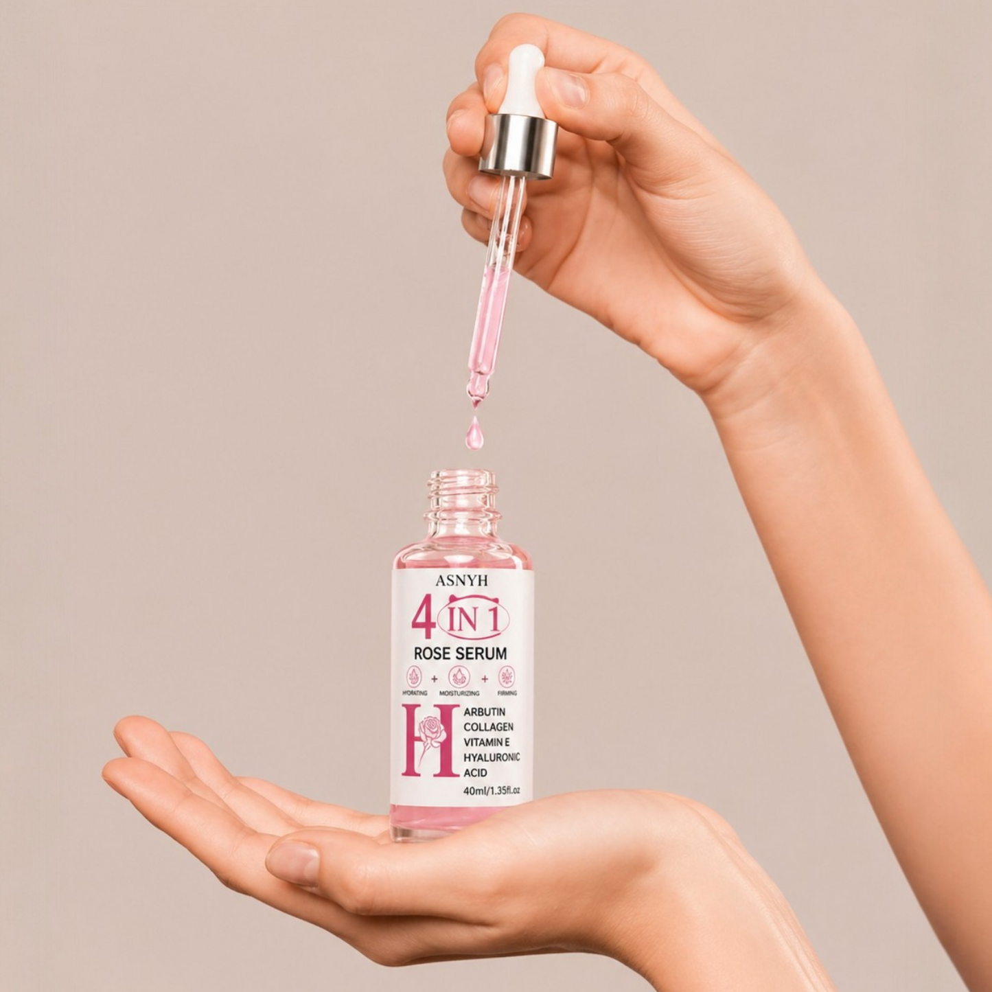 Sérum Facial 4 en 1 con Rosa ASNYH