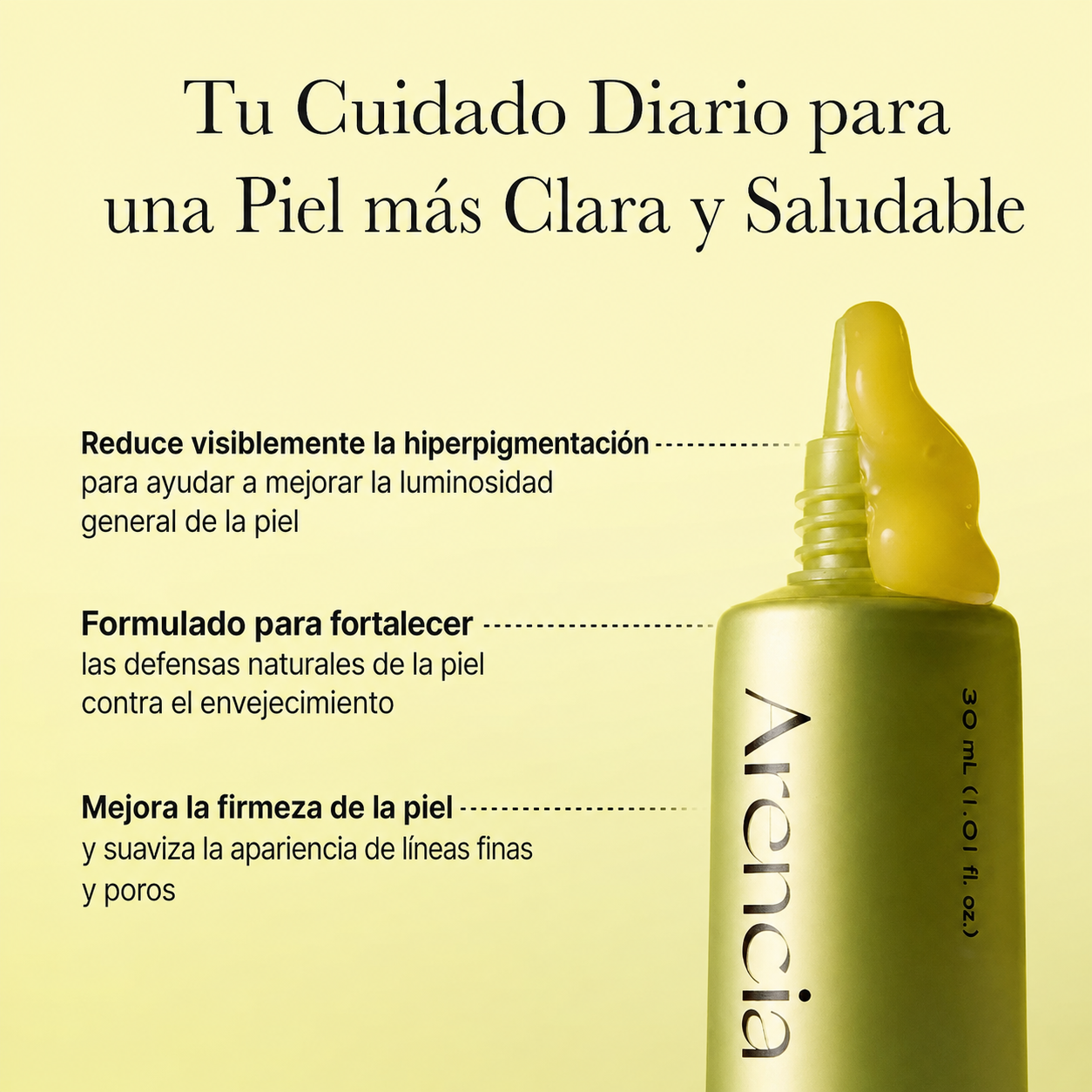 Sérum Booster Vitamina C y Glutatión Shot Arencia