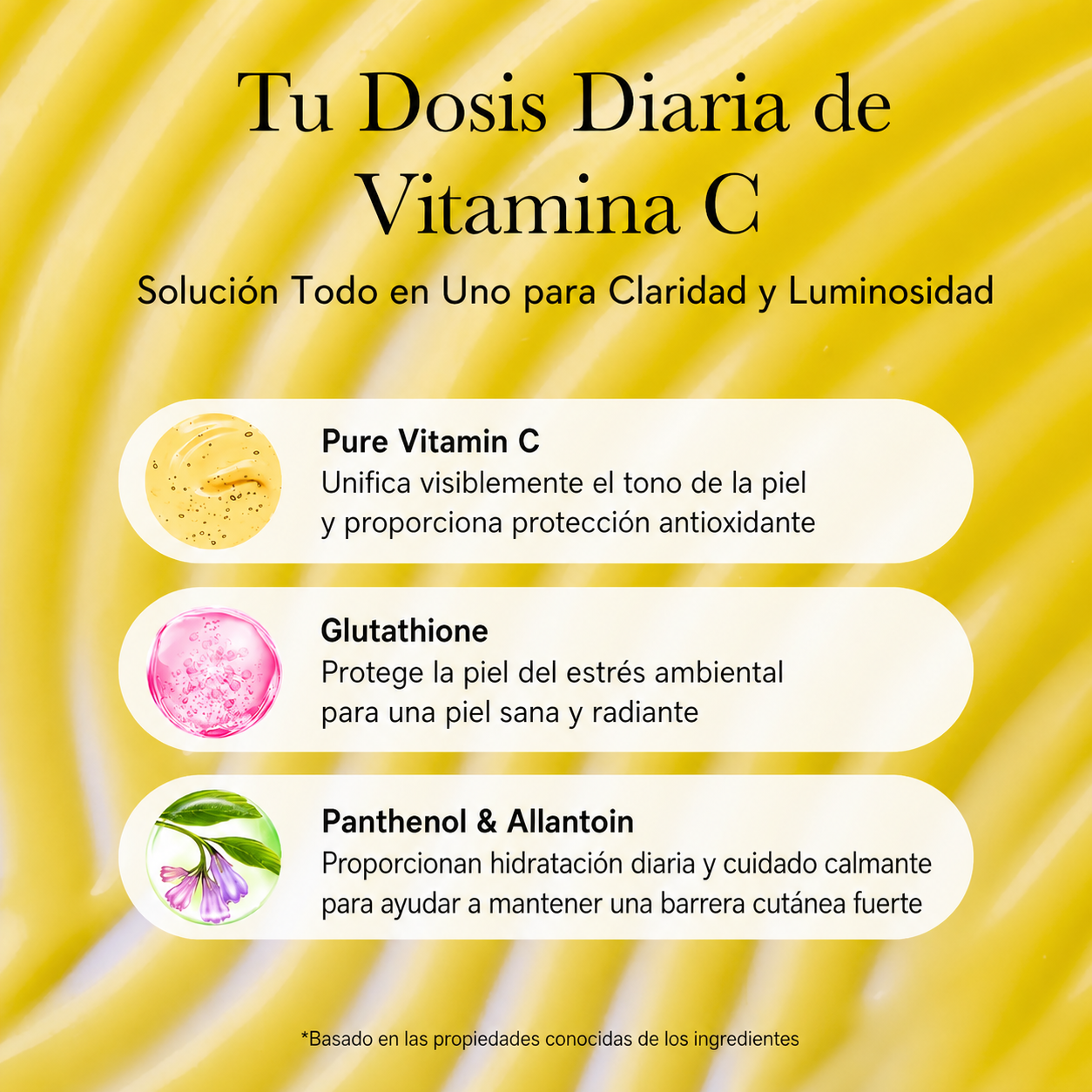 Sérum Booster Vitamina C y Glutatión Shot Arencia