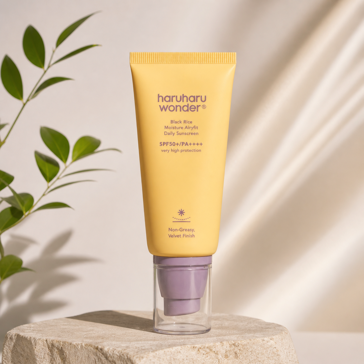 Bloqueador SPF50+ Black Rice Airyfit Haruharu Wonder