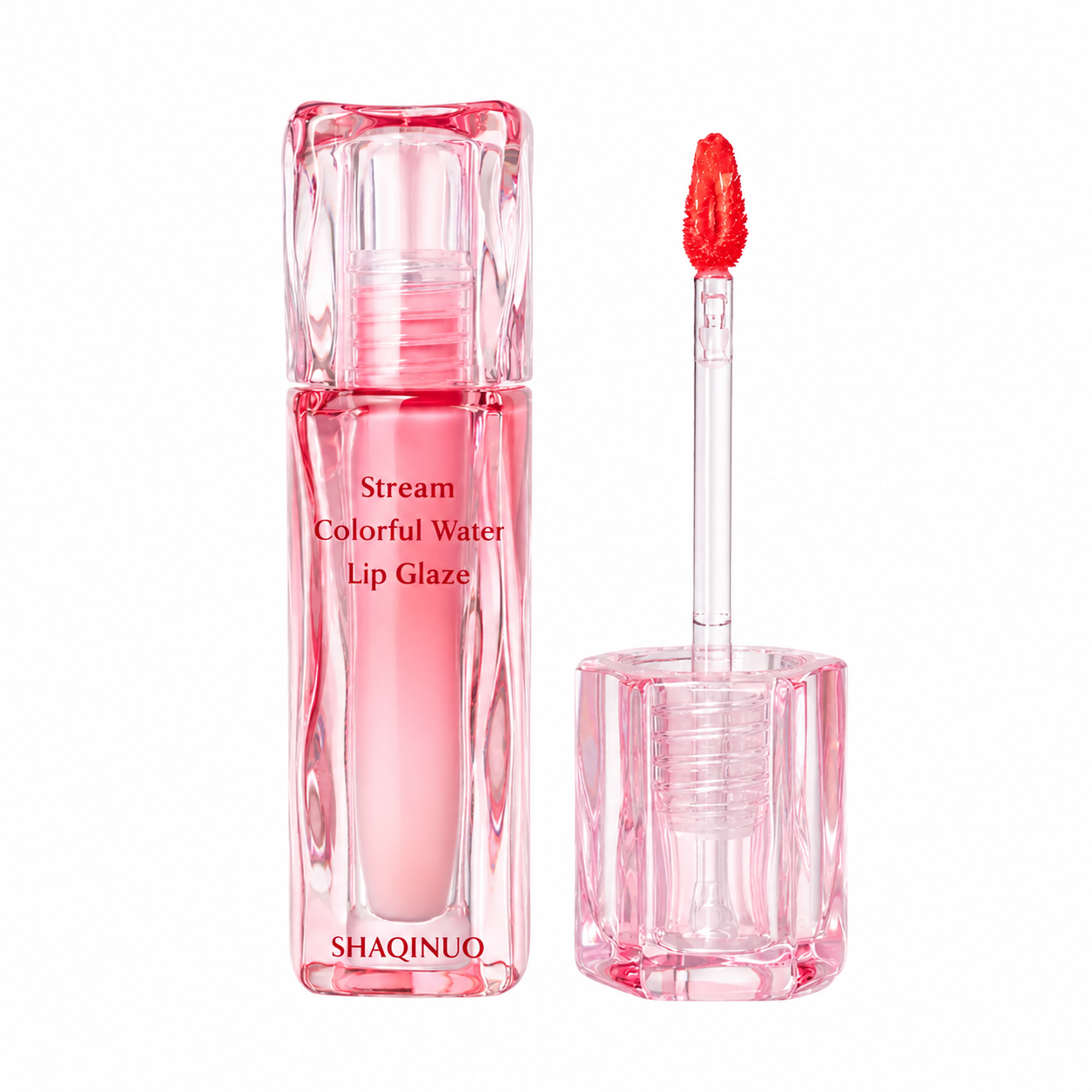 Shaqinuo Tinta Jelly Kiss Lip Gloss Efecto Glass Lips 6 Tonos