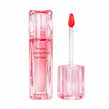 Shaqinuo Tinta Jelly Kiss Lip Gloss Efecto Glass Lips 6 Tonos
