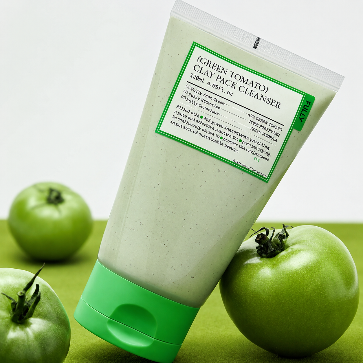 Limpiador y Mascarilla de Arcilla con Tomate Verde Fully Green