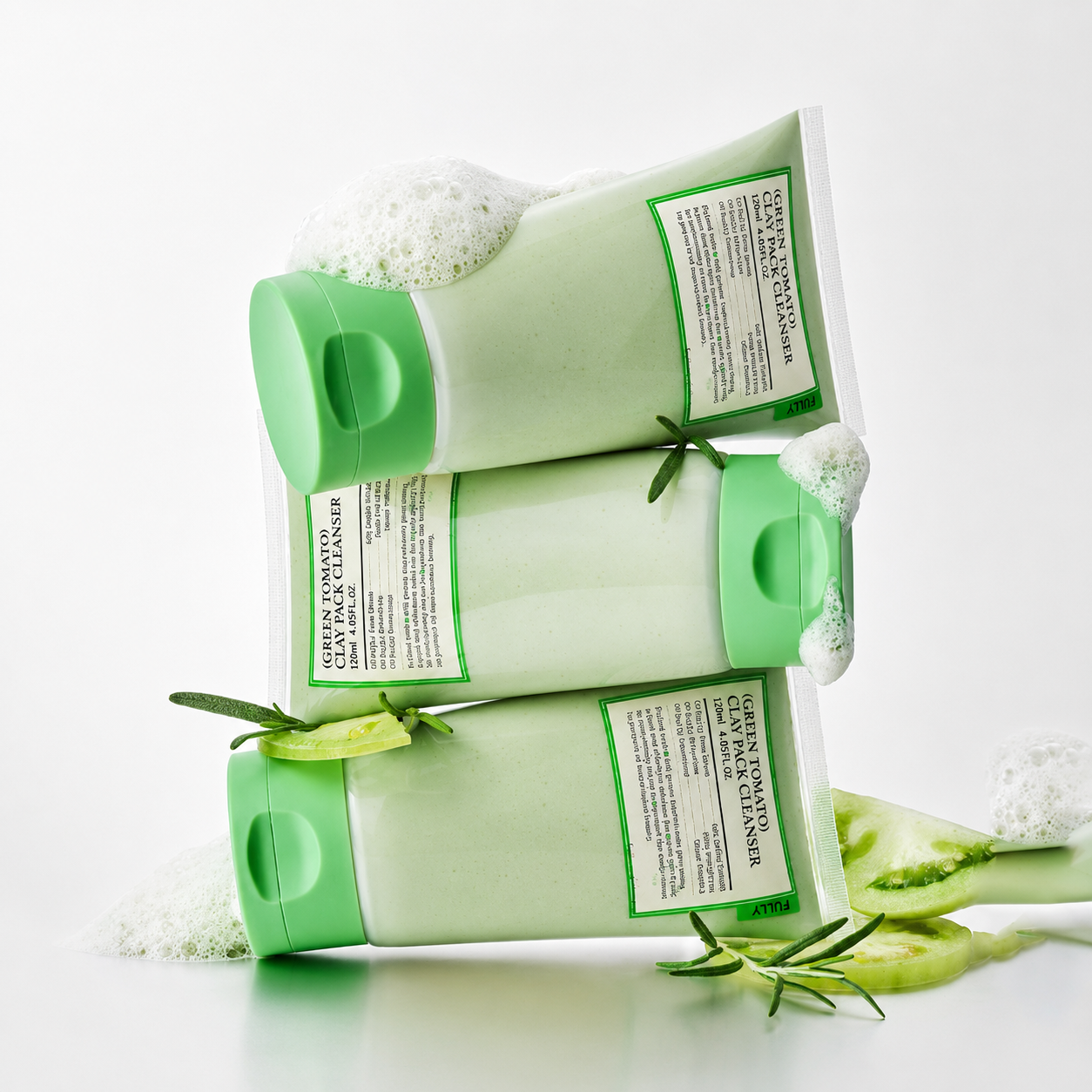 Limpiador y Mascarilla de Arcilla con Tomate Verde Fully Green