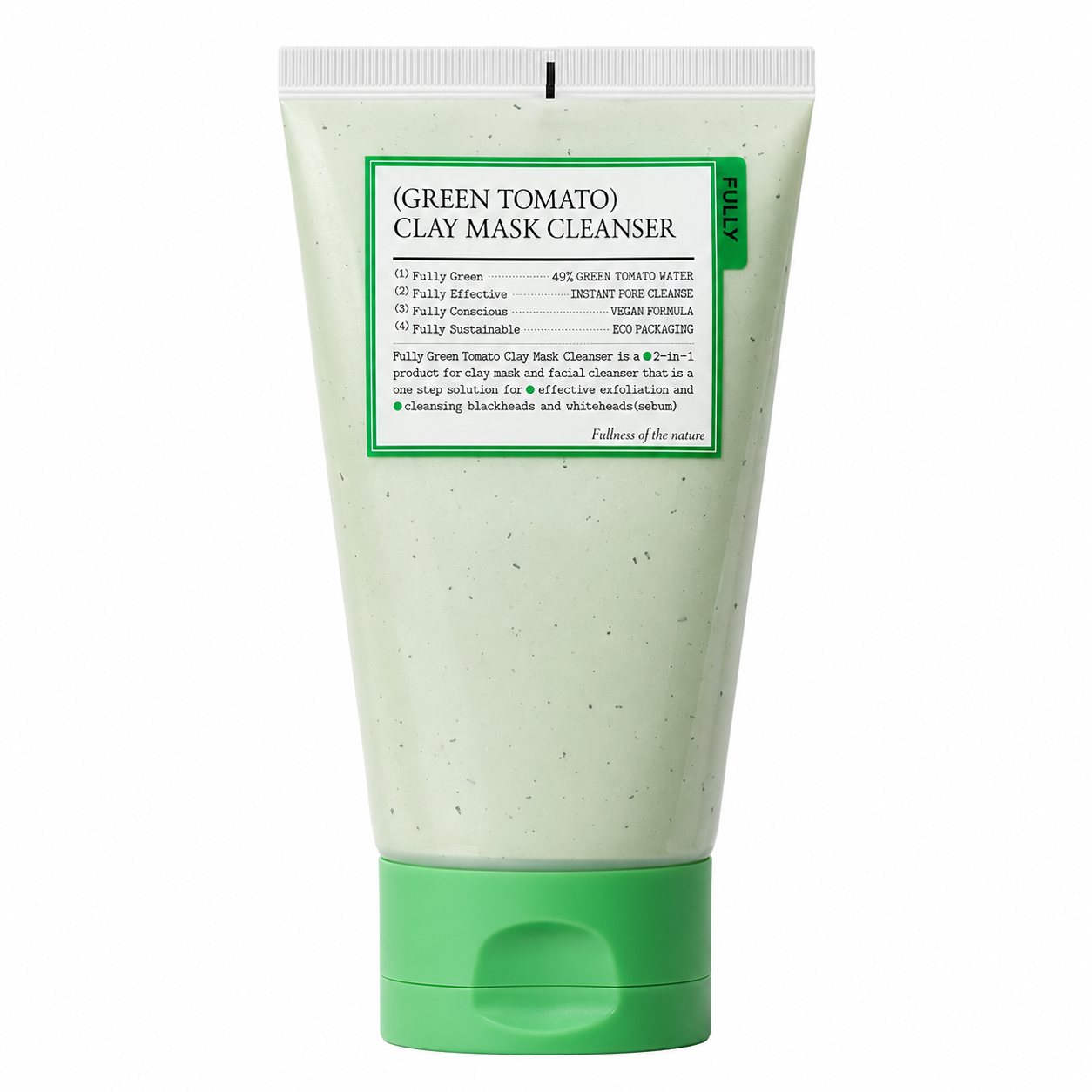 Limpiador y Mascarilla de Arcilla con Tomate Verde Fully Green