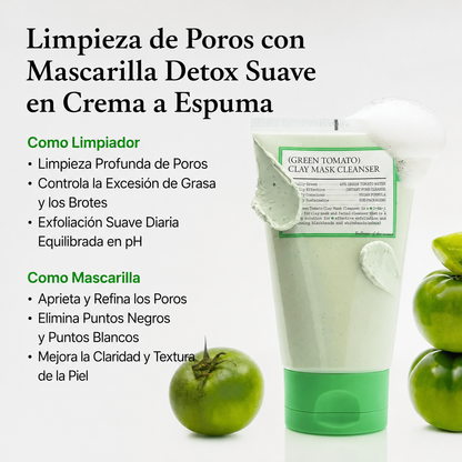 Limpiador y Mascarilla de Arcilla con Tomate Verde Fully Green