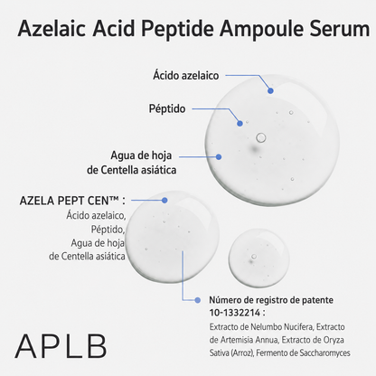 Sérum Ampolla Ácido Azeláico y Péptidos APLB