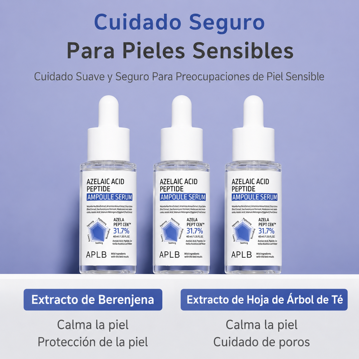 Sérum Ampolla Ácido Azeláico y Péptidos APLB