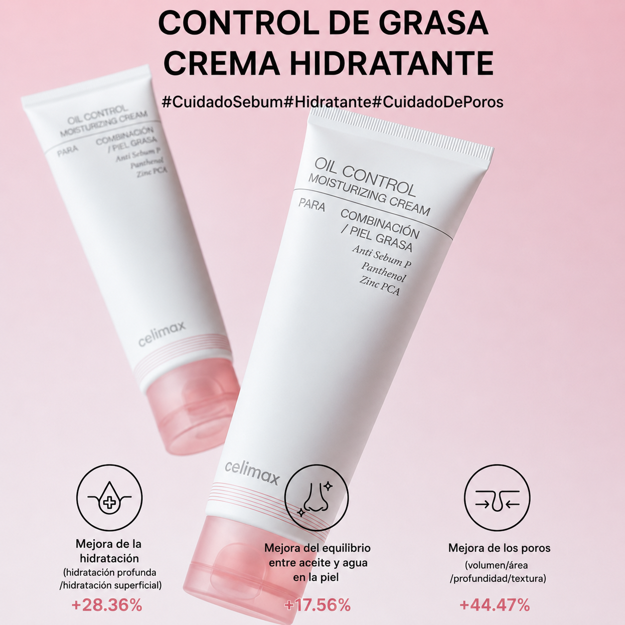 Crema Hidratante Control de Grasa Oil Control Celimax