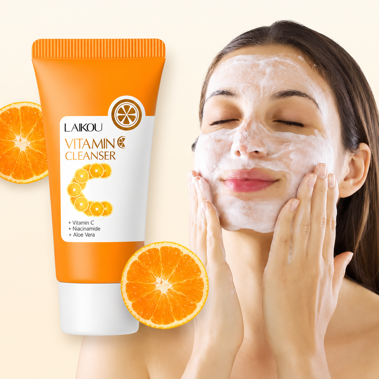 Limpiador Facial Vitamina C Citrus Glow LAIKOU