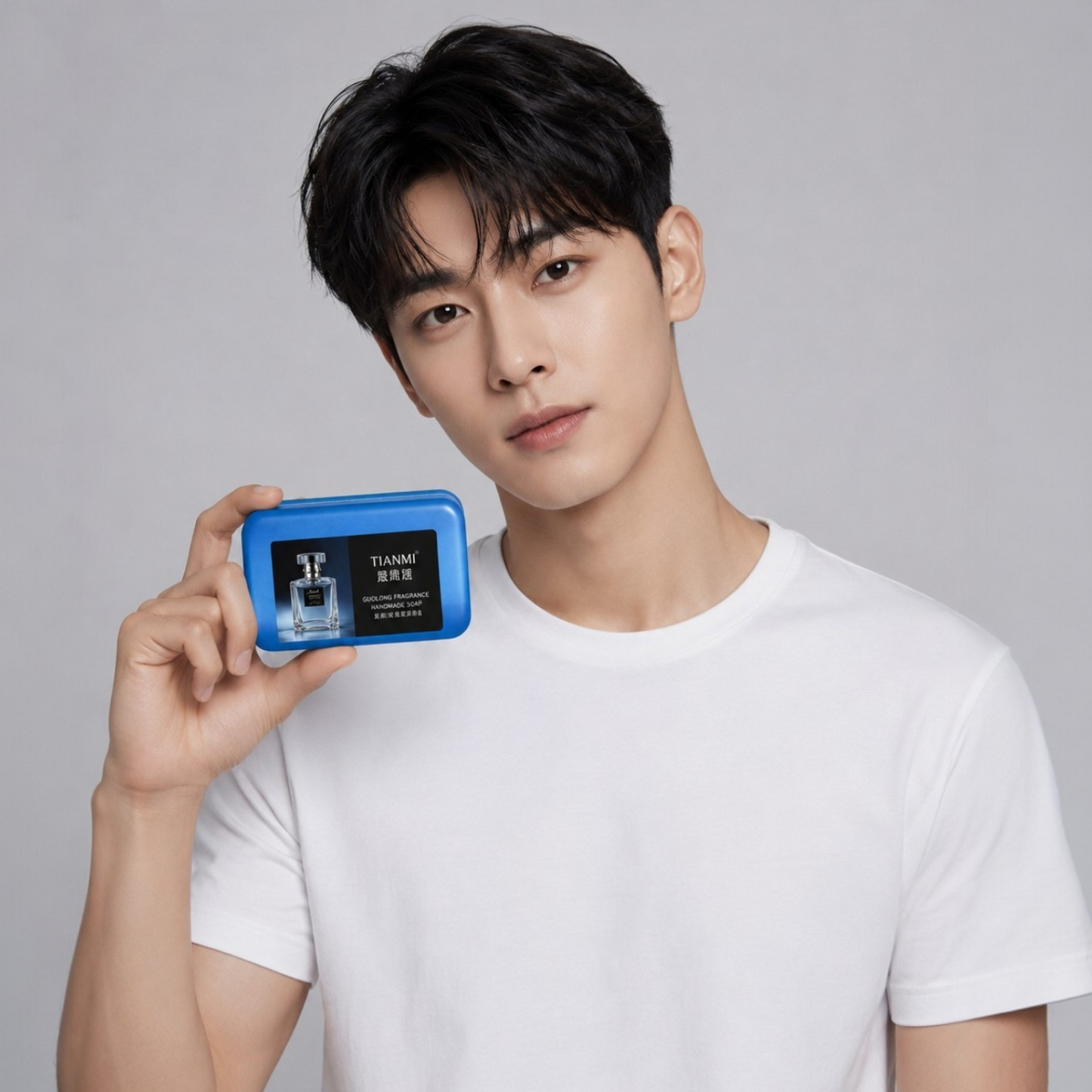 Jabón Artesanal Masculino Blue Aura Tianmi