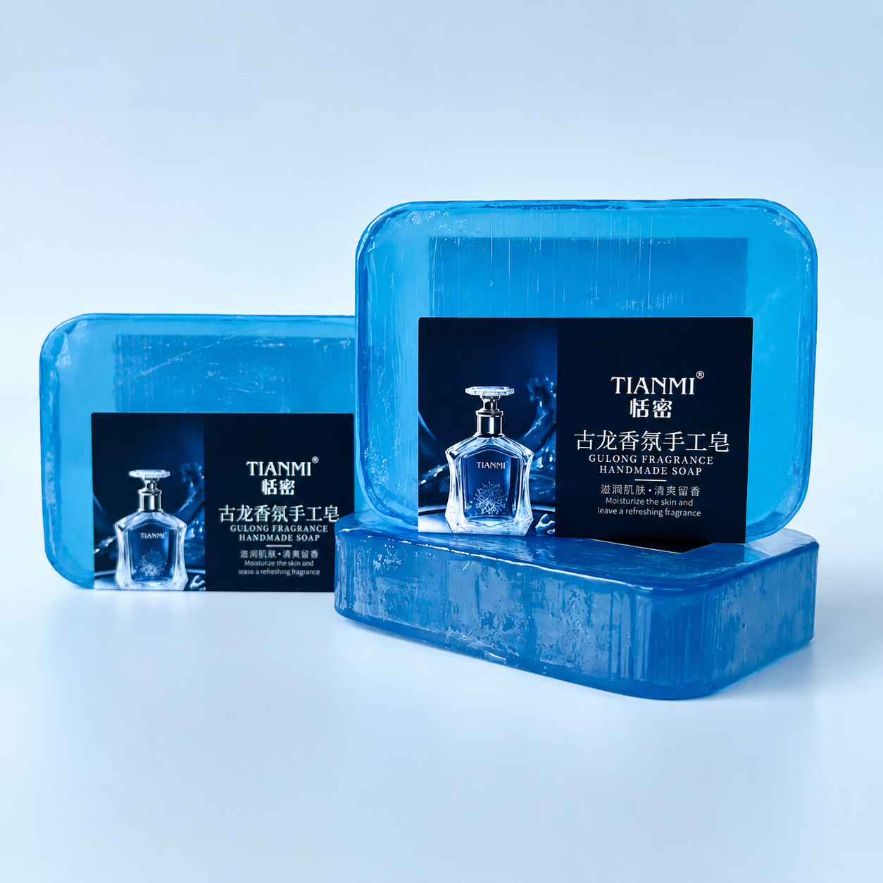 Jabón Artesanal Masculino Blue Aura Tianmi