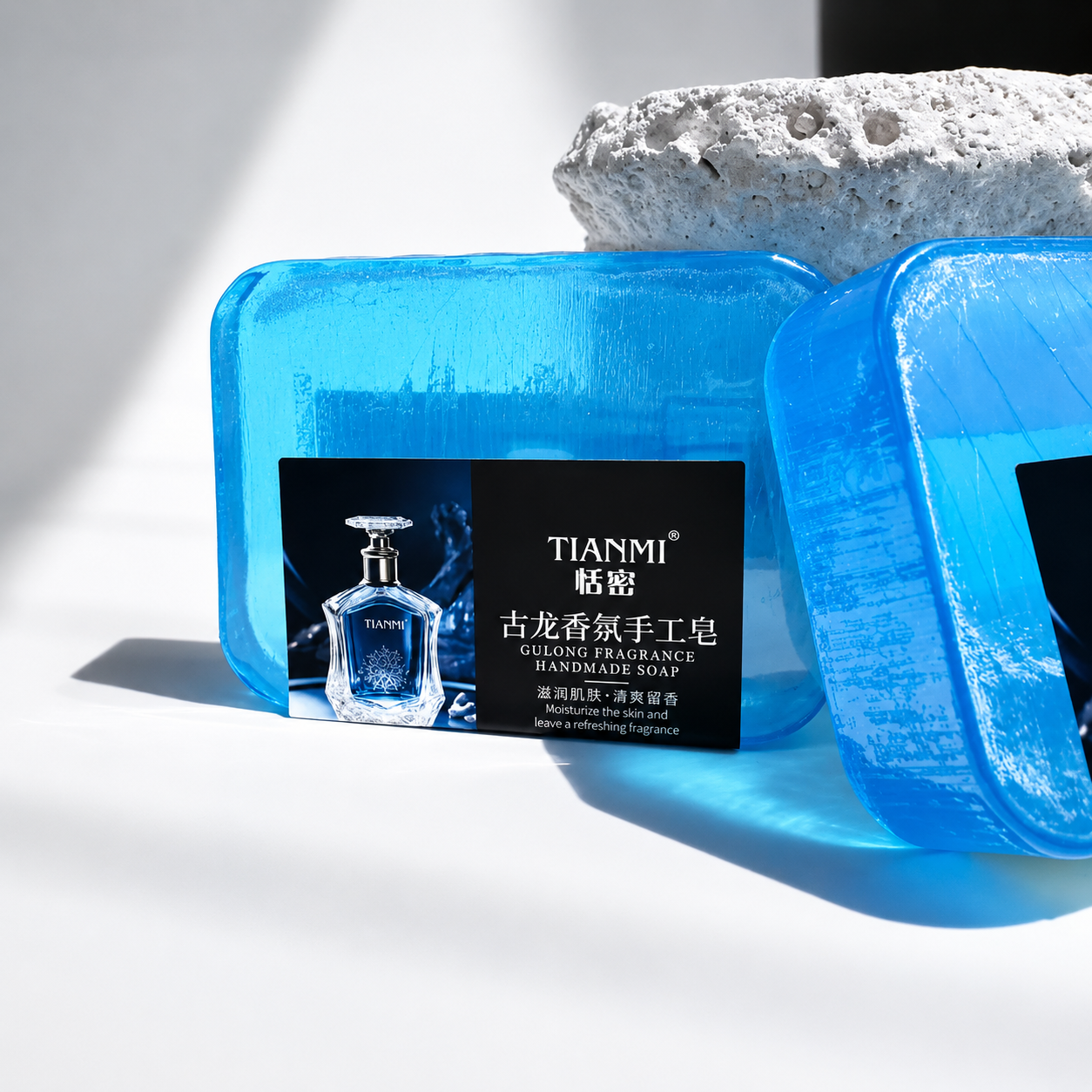 Jabón Artesanal Masculino Blue Aura Tianmi